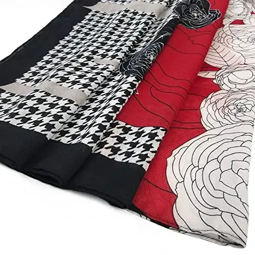 FINIZO Women's Scarves Lady Light Soft Fashion Solid Scarf Wrap Shawl for All Season - 4