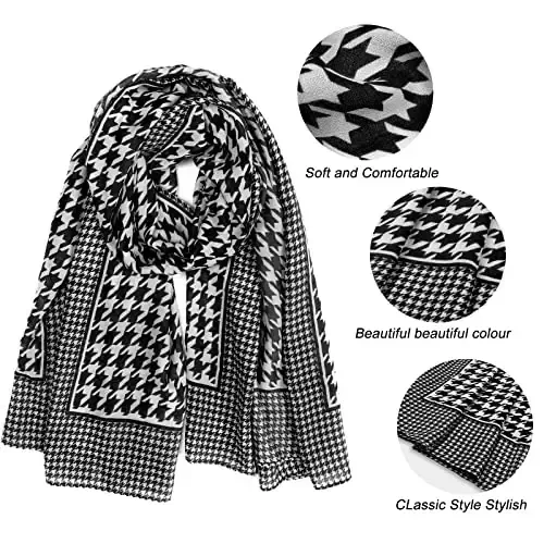 FINIZO Women's Scarves Lady Light Soft Fashion Solid Scarf Wrap Shawl for All Season - 3