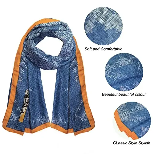 FINIZO Women's Scarves Lady Light Soft Fashion Solid Scarf Wrap Shawl for All Season - 3