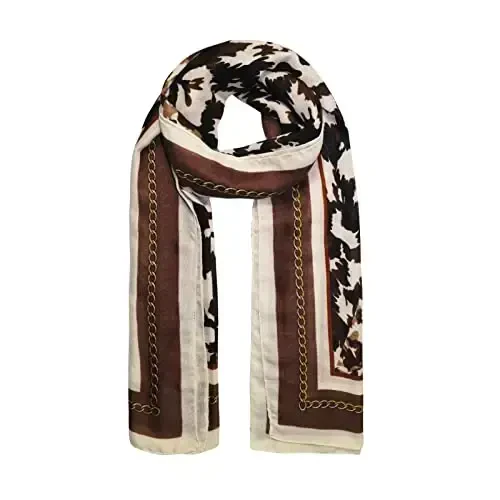 FINIZO Women's Scarves Lady Light Soft Fashion Solid Scarf Wrap Shawl for All Season - 1