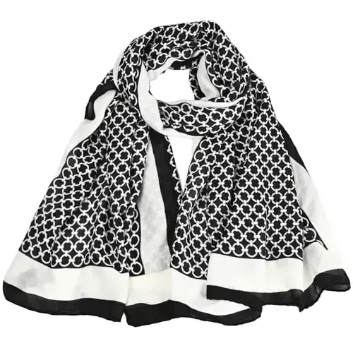 FINIZO Women's Scarves Lady Light Soft Fashion Solid Scarf Wrap Shawl for All Season 