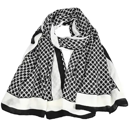FINIZO Women's Scarves Lady Light Soft Fashion Solid Scarf Wrap Shawl for All Season - FINIZO