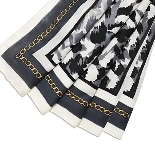 FINIZO Women's Scarves Lady Light Soft Fashion Solid Scarf Wrap Shawl for All Season - 4