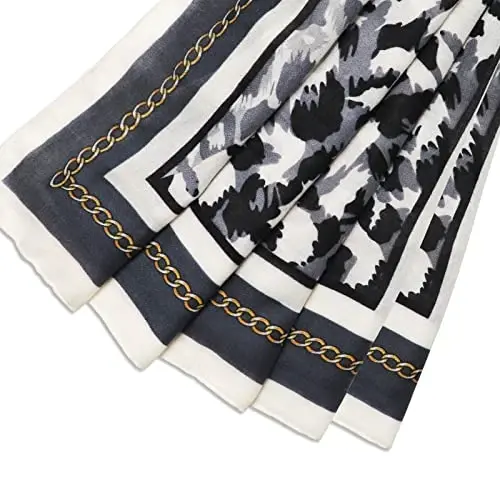 FINIZO Women's Scarves Lady Light Soft Fashion Solid Scarf Wrap Shawl for All Season - 4