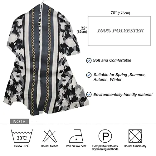 FINIZO Women's Scarves Lady Light Soft Fashion Solid Scarf Wrap Shawl for All Season - 5