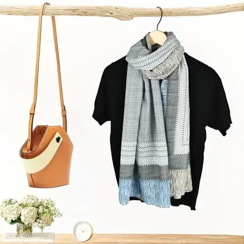 FINIZO Women's Scarves Lady Light Soft Fashion Solid Scarf Wrap Shawl for All Season - 3