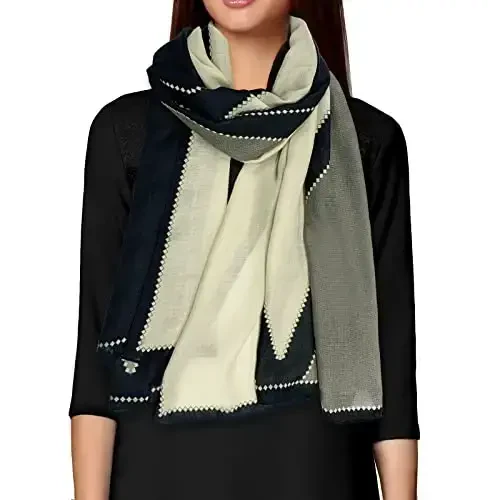 FINIZO Women's Scarves Lady Light Soft Fashion Solid Scarf Wrap Shawl for All Season - 2