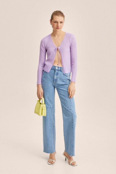Фиолетовый женский кардиган 27025805 - MANGO WOMAN
