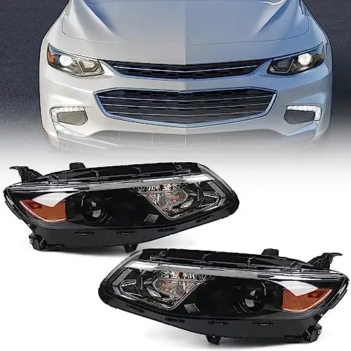 FIONE Chevy Malibu 2016-2018 галоген фаралари билан мос келадиган фаралар Чап ҳайдовчи Ўнг йўловчи томони - FIONE