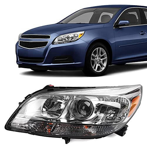 FIONE - Chevy Malibu Far Grubu 2013-2015 Projektör 2016 Sınırlı Değişim Halojen Far Sol Sürücü Tarafı 23294939 25919067 GM2502362 - 1