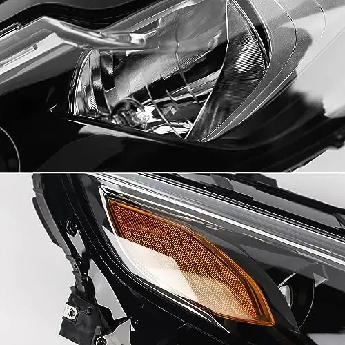 FIONE - For Chevy Malibu Headlight Assembly 2019-2022 Projector Replacement Halogen Headlamp Right Passenger Side RT 84650572 84680166 GM2503498 - 5