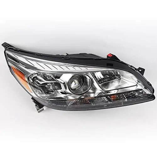 FIONE Headlight Assembly Compatible with Chevy Malibu 2013-2015 Projector/2016 Limited Replacement Halogen Headlamp Right Passenger Side 23294938 25919066 GM2503362 - 3