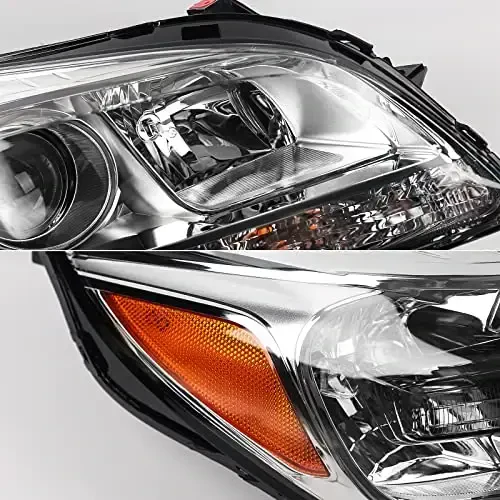 FIONE Фара в сборе, совместима с Chevy Malibu 2013-2015 Projector/2016 Limited Replacement Halogen Headlamp Right Passenger Side 23294938 25919066 GM2503362 - 4