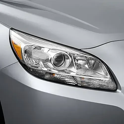 FIONE Фары совместимы с Chevy Malibu 2013 2014 2015 Галогенные фары с хромированным корпусом Пара левая водительская и правая пассажирская сторона (LH&RH) - 3