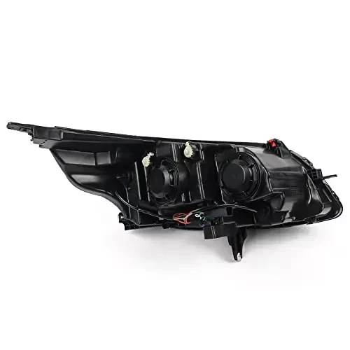 FIONE Headlights Chevy Malibu 2013 2014 2015 bilan mos keladi, Chrome Housing Pair Left Driver & Right Passenger Side (LH&RH) bilan Halogen Headlamps - 6