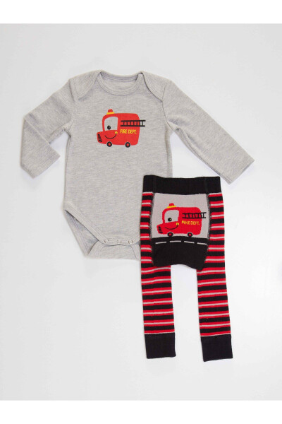 Firefighter Baby Boy Bodysuit Leggings-Pants Set - 20