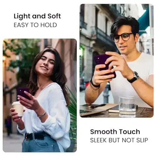 FireNova Designed for iPhone 13 Pro Max Case, Silicone [Camera Protection] Phone Case with [2 Screen Protectors], Soft Anti-Scratch Microfiber Lining Inside, 6.7 inch, Wine Red - Modazone (1)