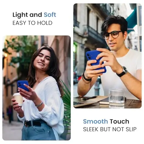 FireNova Designed for iPhone 16 Case, Silicone Upgraded [Camera Protection] Phone Case, Soft Anti-Scratch Microfiber Lining Inside, 6.1 inch, Klein Blue - 2