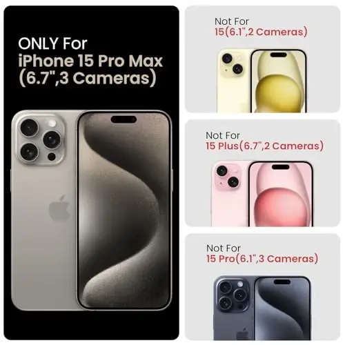 FireNova Designed for iPhone 15 Pro Max Case, Silicone Upgraded [Camera Protection] Phone Case with [2 Screen Protectors], Soft Anti-Scratch Microfiber Lining Inside, 6.7 inch, Kumquat 