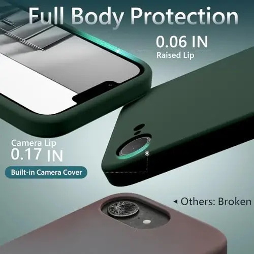 FireNova iPhone 17e Kılıfı/iPhone 16e Kılıfı için Manyetik, MagSafe ile Uyumlu, [Silikon Kamera Koruması] Mikrofiber Astar Telefon Kılıfı, 6.1