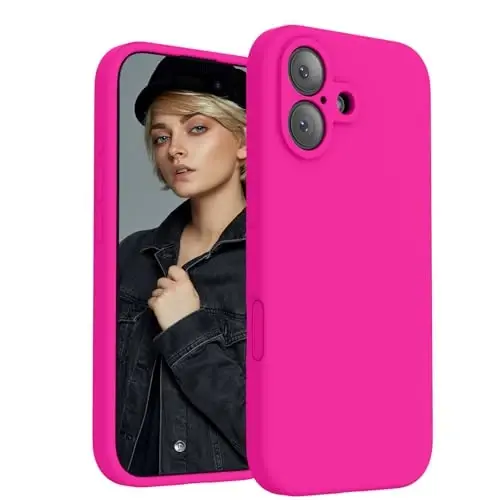 FireNova Magnetic for iPhone 17 Case, Compatible with MagSafe, [Integrated Silicone Camera Control Button] [Camera Protection] Anti-Scratch Microfiber Lining Phone Case, 6.3