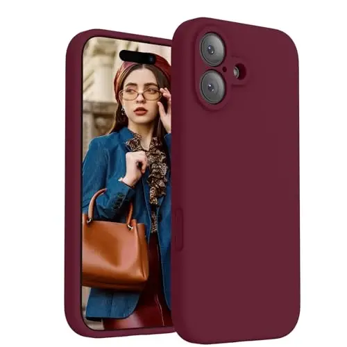 FireNova Magnetic for iPhone 17 Case, Compatible with MagSafe, [Integrated Silicone Camera Control Button] [Camera Protection] Anti-Scratch Microfiber Lining Phone Case, 6.3