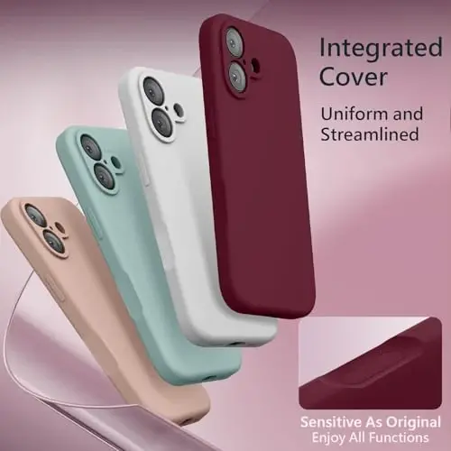 FireNova Magnetic for iPhone 17 Case, Compatible with MagSafe, [Integrated Silicone Camera Control Button] [Camera Protection] Anti-Scratch Microfiber Lining Phone Case, 6.3