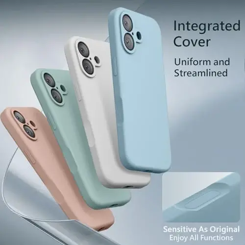 FireNova Magnetic for iPhone 17 Case, Compatible with MagSafe, [Integrated Silicone Camera Control Button] [Camera Protection] Anti-Scratch Microfiber Lining Phone Case, 6.3