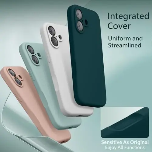 FireNova Magnetic for iPhone 17 Case, Compatible with MagSafe, [Integrated Silicone Camera Control Button] [Camera Protection] Anti-Scratch Microfiber Lining Phone Case, 6.3