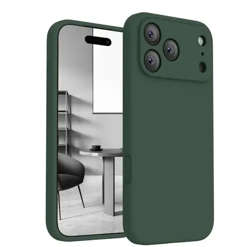 FireNova Magnetic for iPhone 17 Pro Case, Compatible with MagSafe, [Integrated Silicone Camera Control Button] [Camera Protection] Anti-Scratch Microfiber Lining Phone Case, 6.3