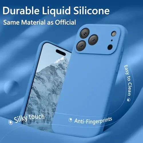 FireNova Magnetic for iPhone 17 Pro Case, Compatible with MagSafe, [Integrated Silicone Camera Control Button] [Camera Protection] Anti-Scratch Microfiber Lining Phone Case, 6.3