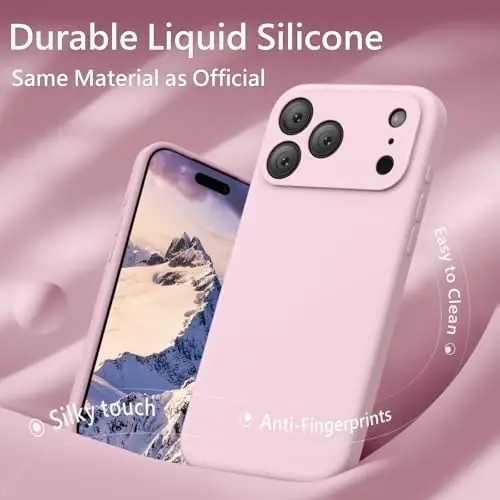 FireNova Magnetic for iPhone 17 Pro Case, Compatible with MagSafe, [Integrated Silicone Camera Control Button] [Camera Protection] Anti-Scratch Microfiber Lining Phone Case, 6.3