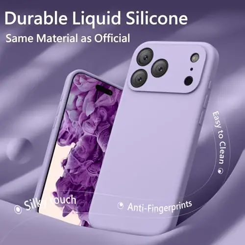 FireNova Magnetic for iPhone 17 Pro Case, Compatible with MagSafe, [Integrated Silicone Camera Control Button] [Camera Protection] Anti-Scratch Microfiber Lining Phone Case, 6.3