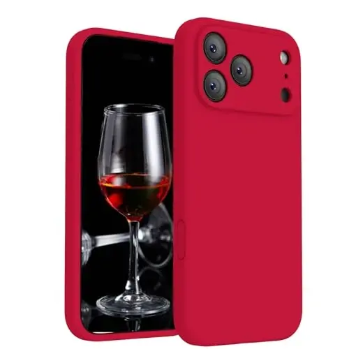 FireNova Magnetic for iPhone 17 Pro Case, Compatible with MagSafe, [Integrated Silicone Camera Control Button] [Camera Protection] Anti-Scratch Microfiber Lining Phone Case, 6.3