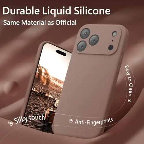 FireNova Magnetic for iPhone 17 Pro Case, Compatible with MagSafe, [Integrated Silicone Camera Control Button] [Camera Protection] Anti-Scratch Microfiber Lining Phone Case, 6.3