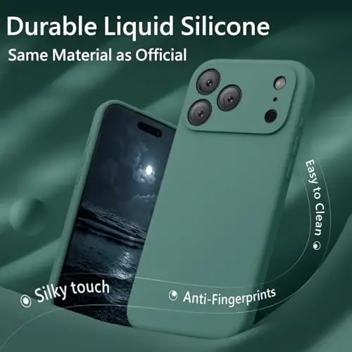 FireNova Magnetic for iPhone 17 Pro Case, Compatible with MagSafe, [Integrated Silicone Camera Control Button] [Camera Protection] Anti-Scratch Microfiber Lining Phone Case, 6.3