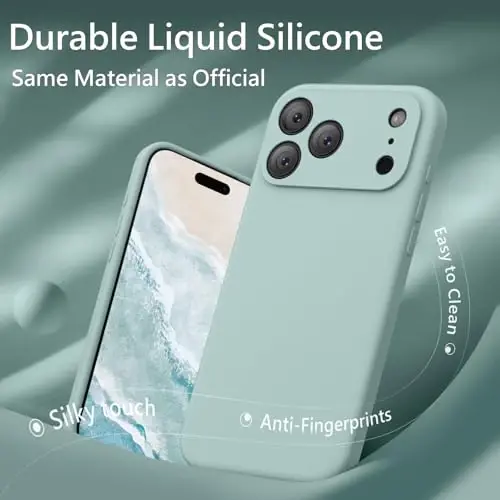 FireNova Magnetic for iPhone 17 Pro Case, Compatible with MagSafe, [Integrated Silicone Camera Control Button] [Camera Protection] Anti-Scratch Microfiber Lining Phone Case, 6.3