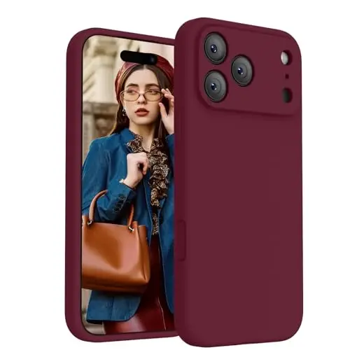 FireNova Magnetic for iPhone 17 Pro Case, Compatible with MagSafe, [Integrated Silicone Camera Control Button] [Camera Protection] Anti-Scratch Microfiber Lining Phone Case, 6.3