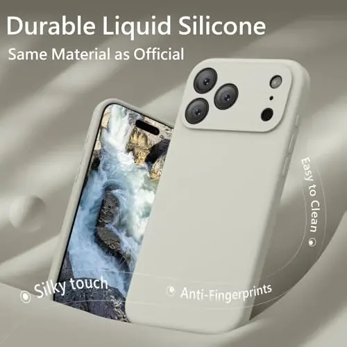 FireNova Magnetic for iPhone 17 Pro Case, Compatible with MagSafe, [Integrated Silicone Camera Control Button] [Camera Protection] Anti-Scratch Microfiber Lining Phone Case, 6.3