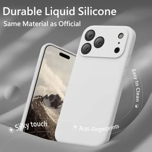 FireNova Magnetic for iPhone 17 Pro Case, Compatible with MagSafe, [Integrated Silicone Camera Control Button] [Camera Protection] Anti-Scratch Microfiber Lining Phone Case, 6.3