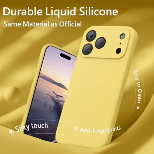 FireNova Magnetic for iPhone 17 Pro Case, Compatible with MagSafe, [Integrated Silicone Camera Control Button] [Camera Protection] Anti-Scratch Microfiber Lining Phone Case, 6.3