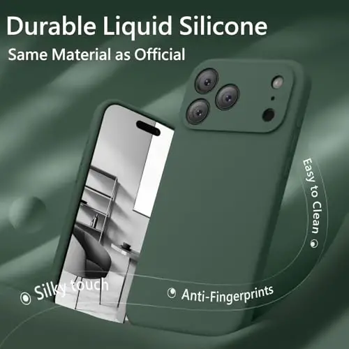 FireNova Magnetic for iPhone 17 Pro Max Case, Compatible with MagSafe, [Integrated Silicone Camera Control Button] [Camera Protection] Anti-Scratch Microfiber Lining Phone Case, 6.9