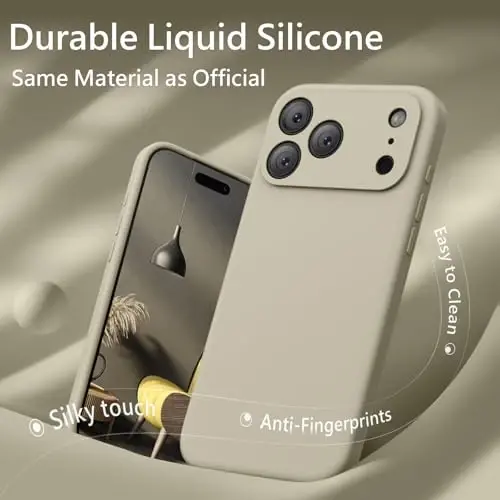 FireNova Magnetic for iPhone 17 Pro Max Case, Compatible with MagSafe, [Integrated Silicone Camera Control Button] [Camera Protection] Anti-Scratch Microfiber Lining Phone Case, 6.9