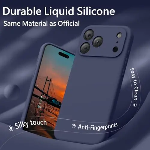 FireNova Magnetic for iPhone 17 Pro Max Case, Compatible with MagSafe, [Integrated Silicone Camera Control Button] [Camera Protection] Anti-Scratch Microfiber Lining Phone Case, 6.9