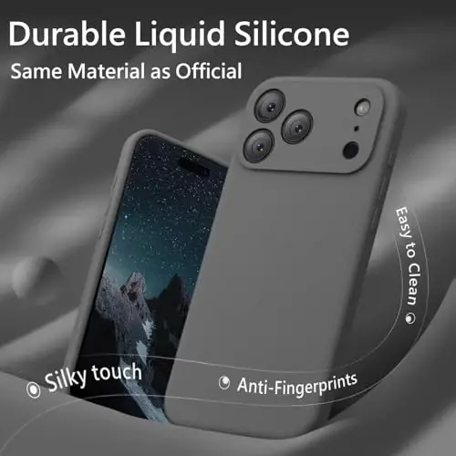 FireNova Magnetic for iPhone 17 Pro Max Case, Compatible with MagSafe, [Integrated Silicone Camera Control Button] [Camera Protection] Anti-Scratch Microfiber Lining Phone Case, 6.9