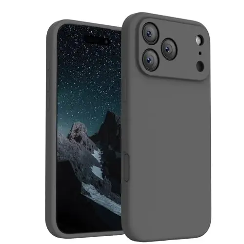 FireNova Magnetic for iPhone 17 Pro Max Case, Compatible with MagSafe, [Integrated Silicone Camera Control Button] [Camera Protection] Anti-Scratch Microfiber Lining Phone Case, 6.9