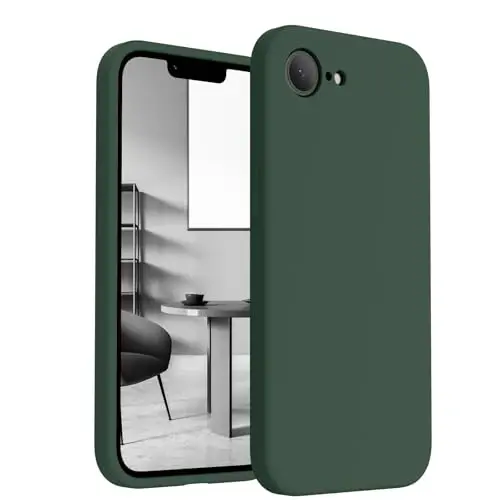 FireNova Magnetic for iPhone 17e Case/iPhone 16e Case, Compatible with MagSafe, [Silicone Camera Protection] Microfiber Lining Phone Case, 6.1