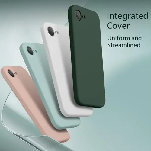 FireNova Magnetic for iPhone 17e Case/iPhone 16e Case, Compatible with MagSafe, [Silicone Camera Protection] Microfiber Lining Phone Case, 6.1