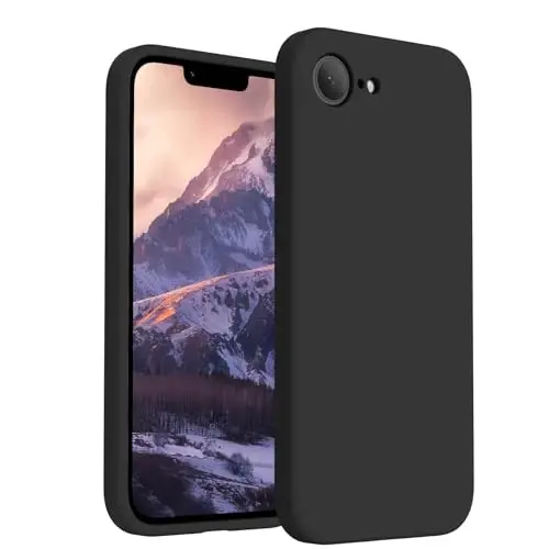 FireNova Magnetic for iPhone 17e Case/iPhone 16e Case, Compatible with MagSafe, [Silicone Camera Protection] Microfiber Lining Phone Case, 6.1