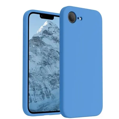 FireNova Magnetic for iPhone 17e Case/iPhone 16e Case, Compatible with MagSafe, [Silicone Camera Protection] Microfiber Lining Phone Case, 6.1